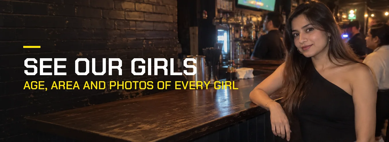 See our girls - age, area and photos of every girl